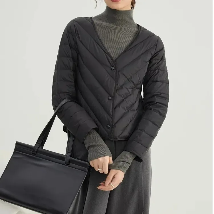 خفيفة الوزن Fce Jaet المرأة الخريف الشتاء جديد Sle ort الدافئة سليم صالح قاعدة طبقة القطن معطف مبطّن ألياف البوليستر #1