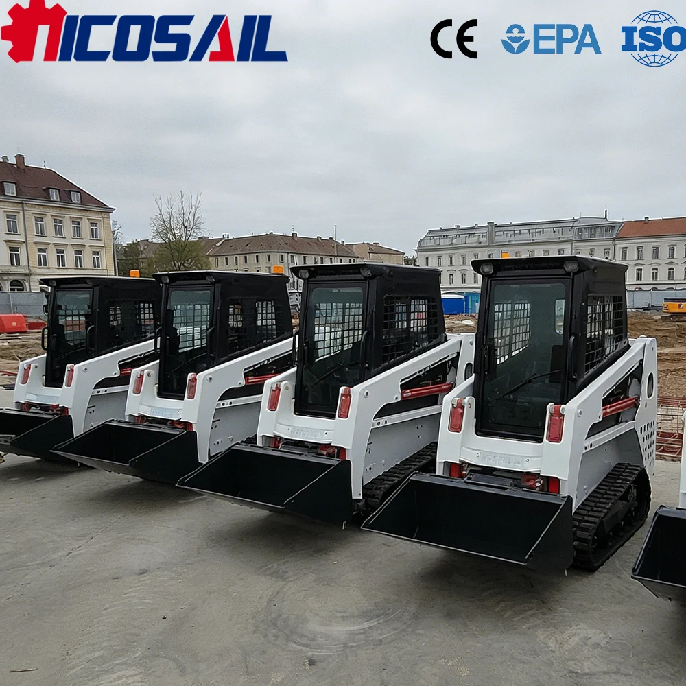 

Многофункциональный колесный мини-погрузчик с сертификатом CE, стандарт Евро-5, надежное качество для сельскохозяйственных и строительных работ