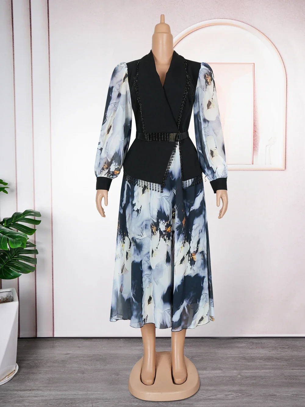 فساتين أفريقية للنساء مقاس كبير ملابس أفريقيا Dashiki أنقرة تركيا ملابس ثوب أنيق لحفلات الزفاف الإسلامية فستان طويل