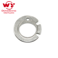 6pcs/lot High quality CAT C15 injector solenoid valve steel gasket CAT 3176 C33-1.05 for Caterpillar diesel engine C15