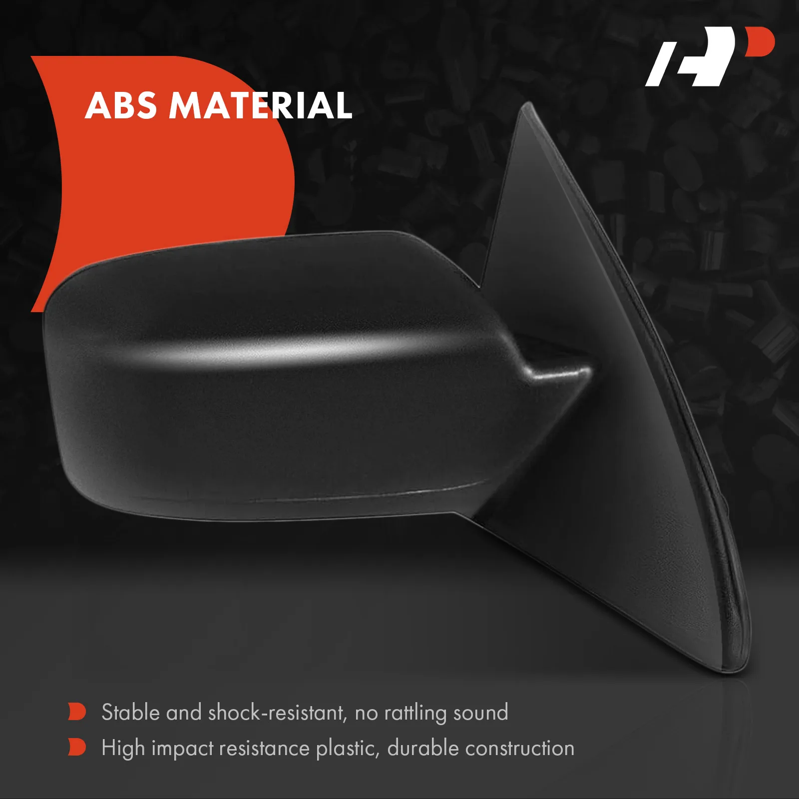 A-Premium Pair Power Door Mirror for Ford Fusion 2006-2009 Mercury Milan Non-Folding Heated Puddle Light Textured Black