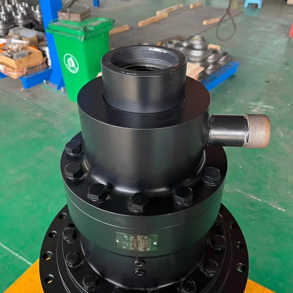 Factory Price Hydraulic Excavator Rotary DTH Power Head Water Well Drill Rig Hammer with Compressor for Mining