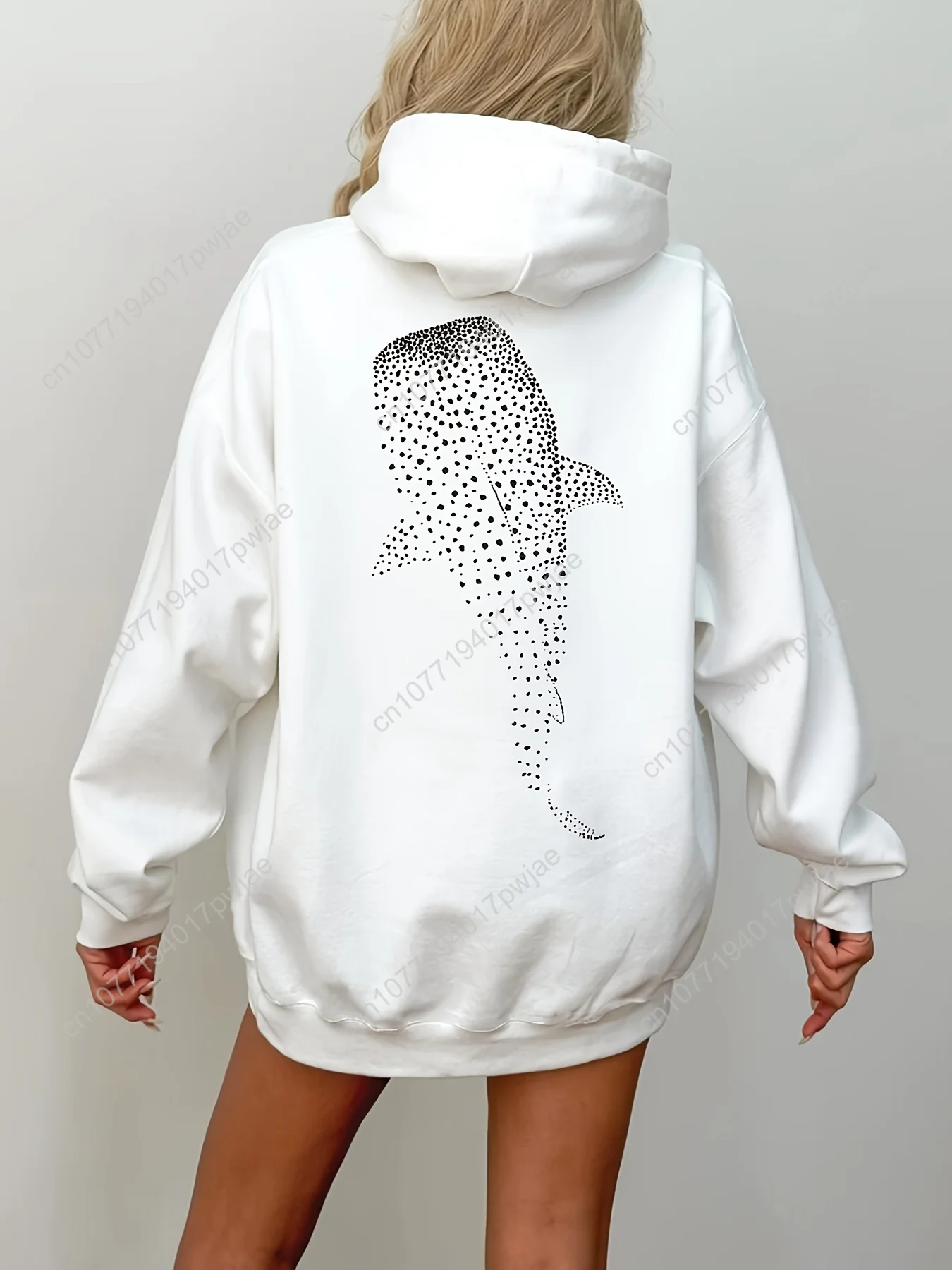 Kapuzenpullover mit Grafikdruck, lässiges Kapuzenpullover mit Kordelzug für Winter und Herbst, Damenbekleidung