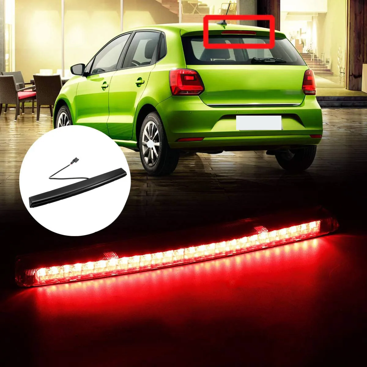 Luz LED de freno de alto nivel para coche, accesorio para VW Golf MK5 GTI MK6 R32 r-line