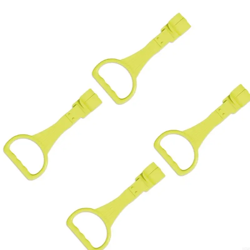 H55B 4 قطع من حلقات مساعدة الحركة لحديثي الولادة أثناء الوقوف وممارسة عدم الانزلاق لتنمية مهارات المشي المبكر