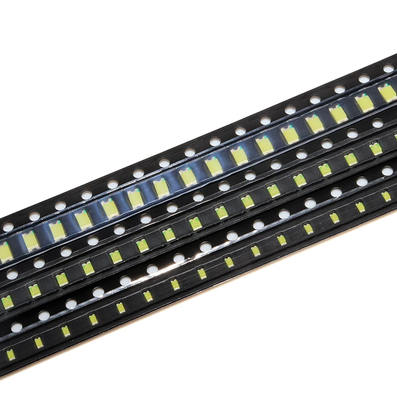 0603 0805 1206 0402 SMD LED Red Yellow Green White Blue Orange light emitting diode 100pcs/lot