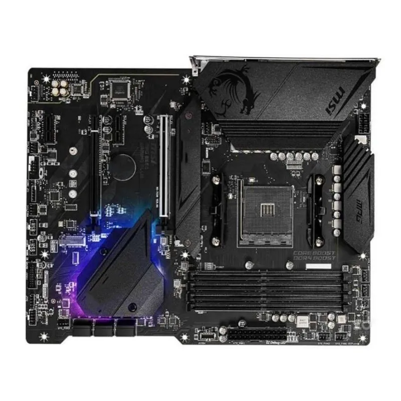 Imagem -01 - Mpg B550 Gaming Plus Placa-mãe de Computador B550 Socket Am4 mpg b550 gaming plus placa mae de computador b550 socket am4 01