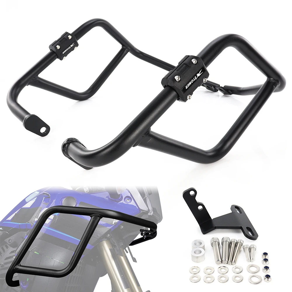 Image of Motorrad-Motorschutz Highway-Sturzbügel Rahmenschutzblock Tenere 700 XTZ690 2019-2022 2023 2024 XTZ 690 Für Yamaha