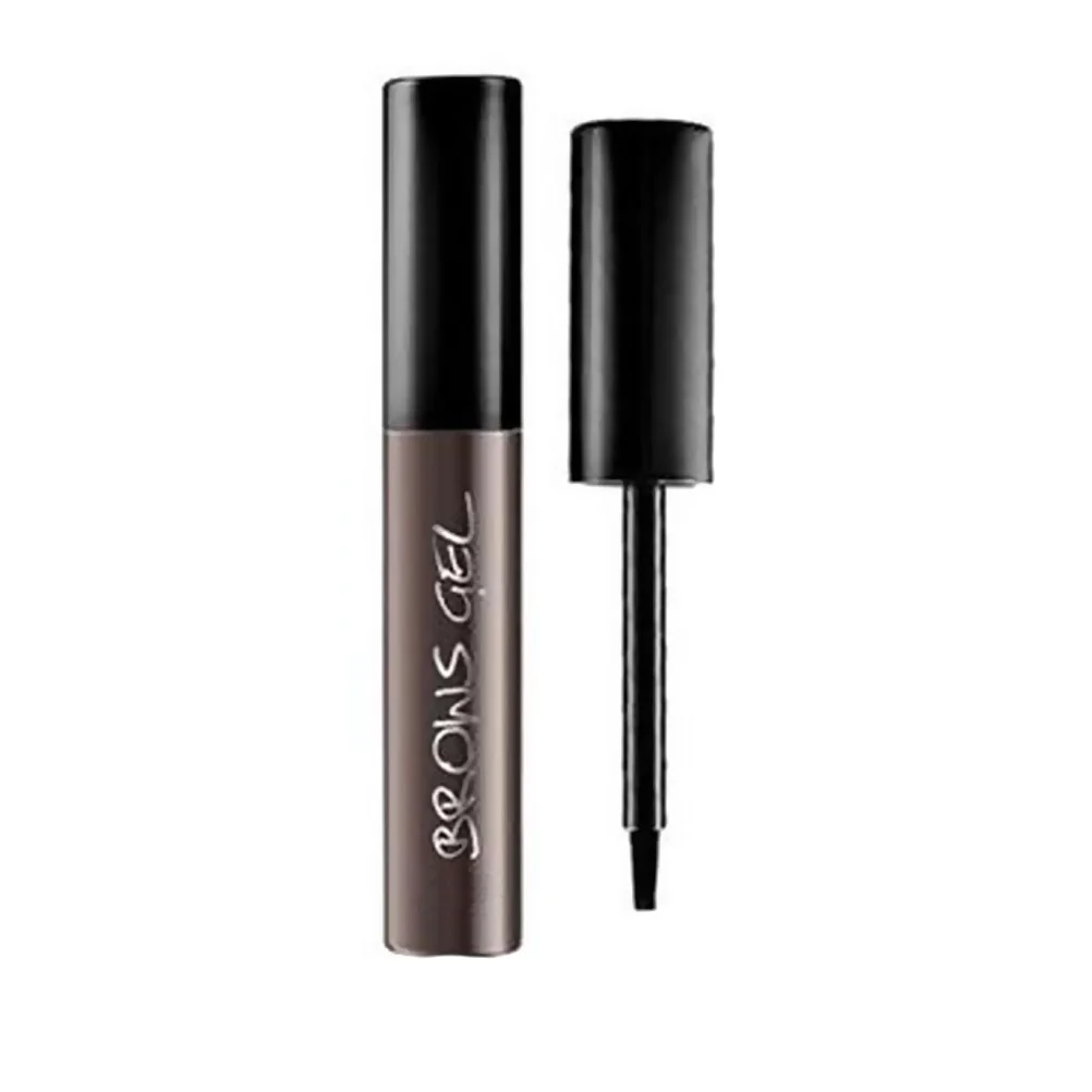 Sobrancelha preta à prova d'água, resistente ao desbotamento, fórmula hidratante, intensificador de sobrancelha para mulheres, tamanho único