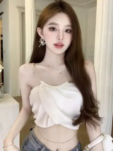 여성용 새틴 브라렛 탑 리치 걸 감성 스트랩 캐미 Y2K 배디 여름 2025 슬립 드레스 란제리 섹시 레이어링