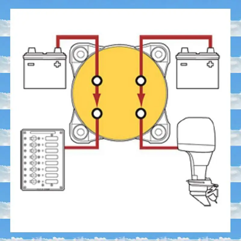 

A11I 2X 5511E Dual Circuit Plus Батарея Поворотный переключатель Изоляторы Отключение 12 В-32 В 350 А E-Series
