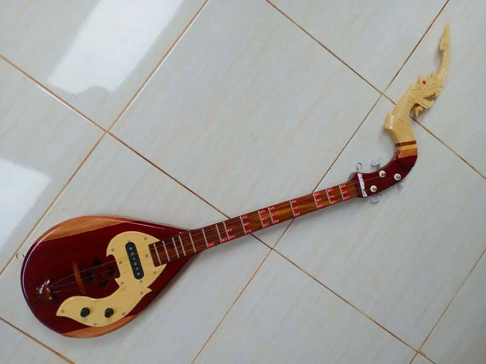 Phin, Ethan Region Lao Electric Box Mandolin, Folk Electric Guitar
