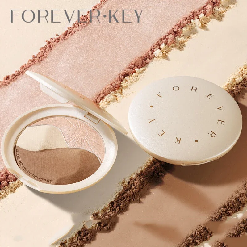ForeverKey Finishing Face Palette Makeup Highlighter Nose Shadow Contour Powder Matte Iluminador Light to Medium