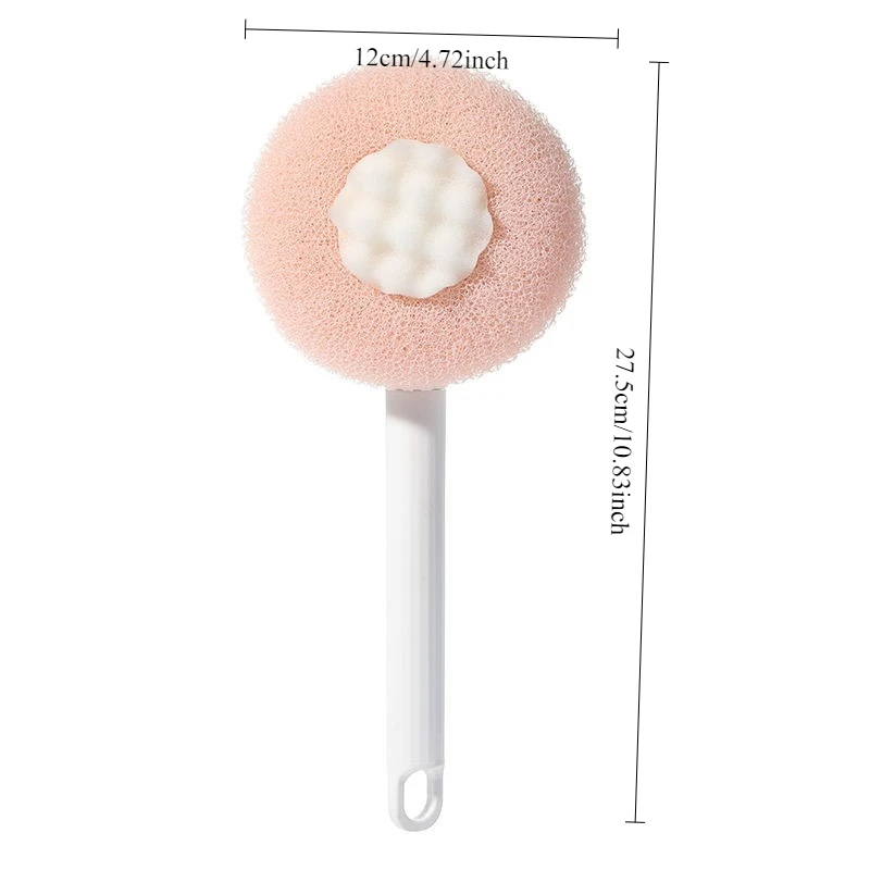 Щетка для душа с длинной ручкой, губка, пенопластовая присоска, не дисперсия, шарик для душа, протирка грязи, протирка назад