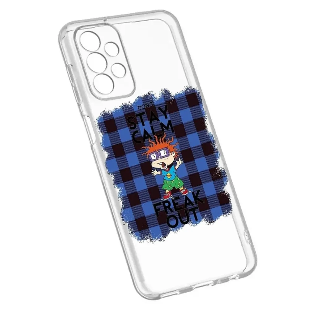 Movie R-Rugrats Phone Case For Samsung Galaxy A52 A12 A51 S21 Edge S22ULTRA S23 S20LITE Plus Ultra Transparent Cover