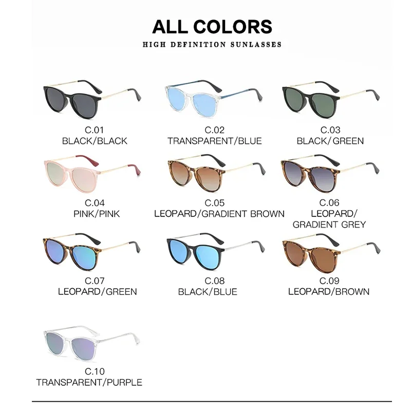 Fashion Oval Cat Eye Polarized Kids Sunglasses for Girls Boys Candy Color 100% UV Protection for Children Age 3-12 Outdoors
