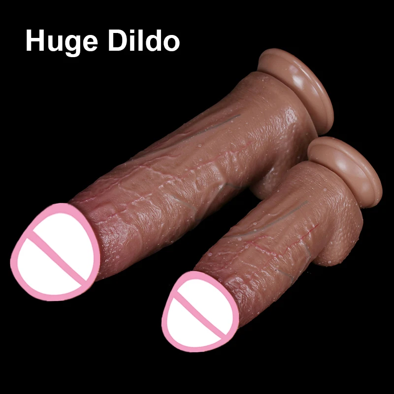 New 7.5cm Diam Super Huge Dildo Hot Sale Dick Realistic Big Penis Adults Anal Sex Toys Strapon Suction Cup For Woman Masturbator