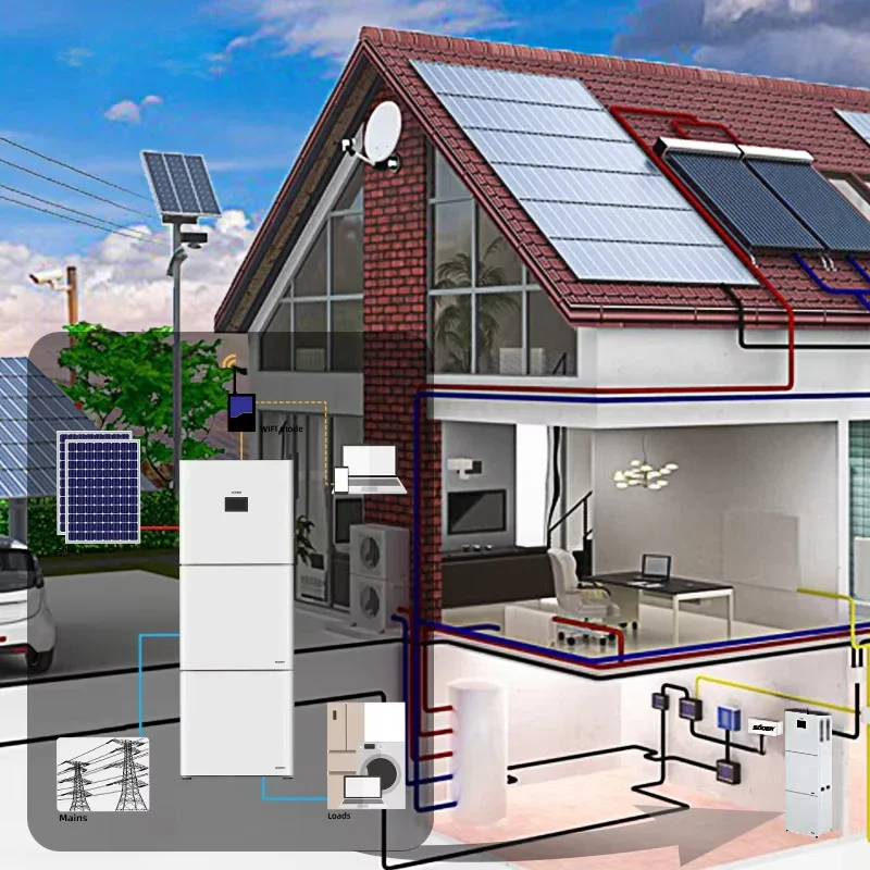 5KW 10KW 15KW Solar Lithium Battery Home Energy Storage System Solar Water Heater For Home Solar Systems