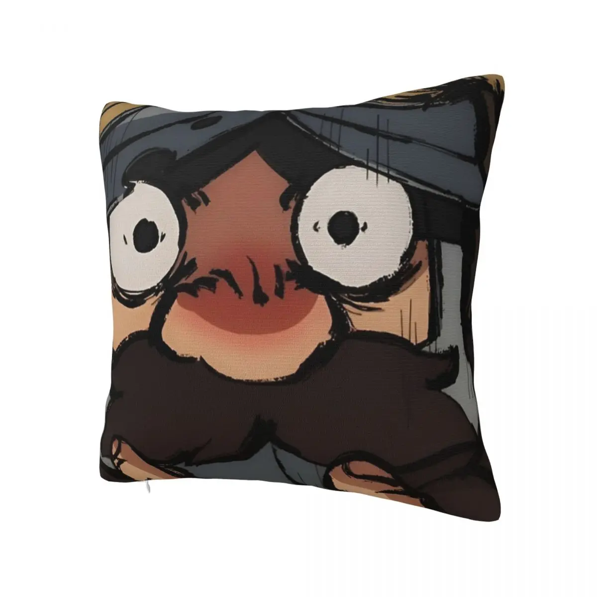 Delicious In Dungeon Meshi Senshi Pillowcase Printed Cushion Cover Decorations Anime Pillow Case Cover Home Zipper 45X45cm