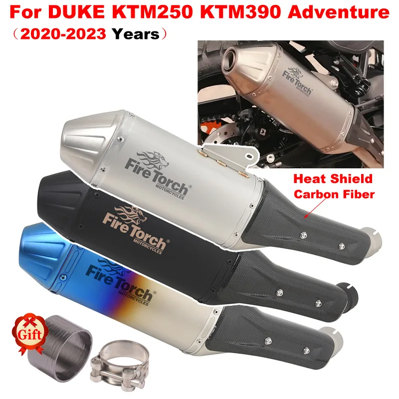 

Slip On For KTM 250 390 KTM390 KTM250 Adventure RC390 2020 - 2022 Motorcycle Exhaust Middle Link Pipe Modify Escape Moto Muffler