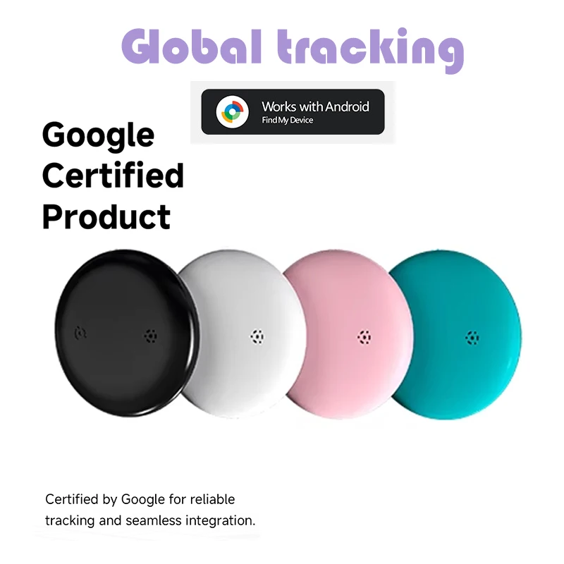 Smart GPS Tracker Mini Tag for Google Find My APP Anti Lost Reminder Device Android Locator Car Key Pet Kids Finder