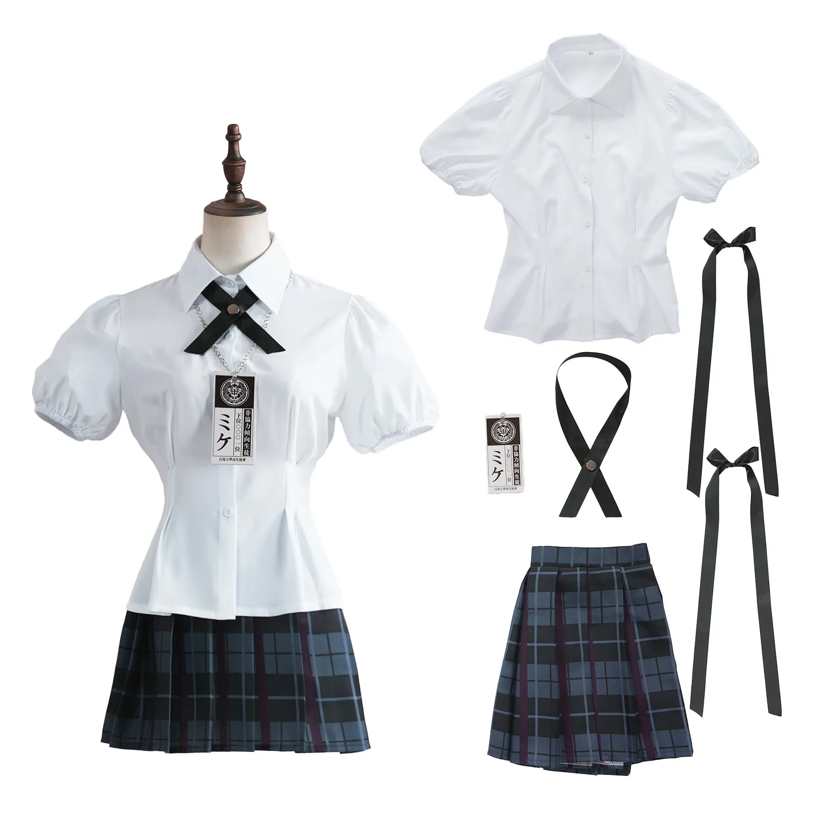 

Аниме Kakegurui Saotome Meari Косплей Костюм JK Униформа Экипировка Хэллоуин Карнавальный Костюм На Заказ