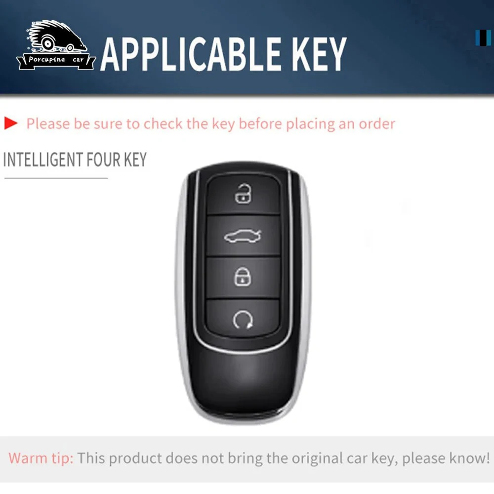 ABS Carbon Fiber Car Key Case Cover for Chery Tiggo 8 Pro Tiggo 8plus New 5 Plus 7pro Omoda 5 Car Key Protector Fob Accessories