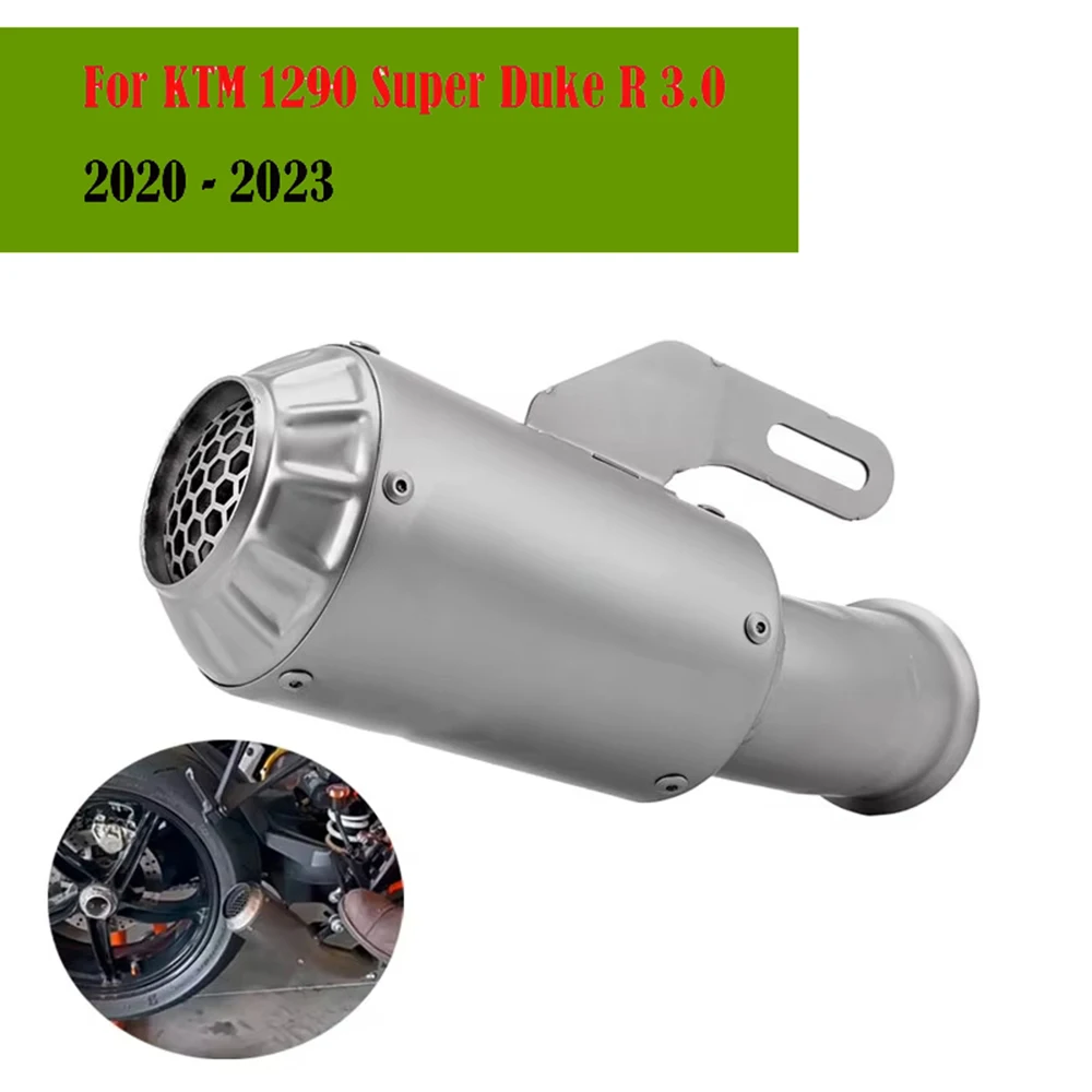 Silenciador inox de Escape ra para motocicleta con tubo de conexión medio para KTM 1290 Super Duke R 3,0 2020 - 2023