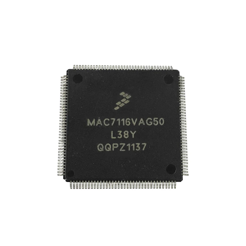 

Mac7116vag50 L38y 32-Bit, Flash, 50Mhz, RISC Microcontroller, Pqfp144, 20 X 20 Mm, 0.50 MM Lqfp-144 New Original In Stock