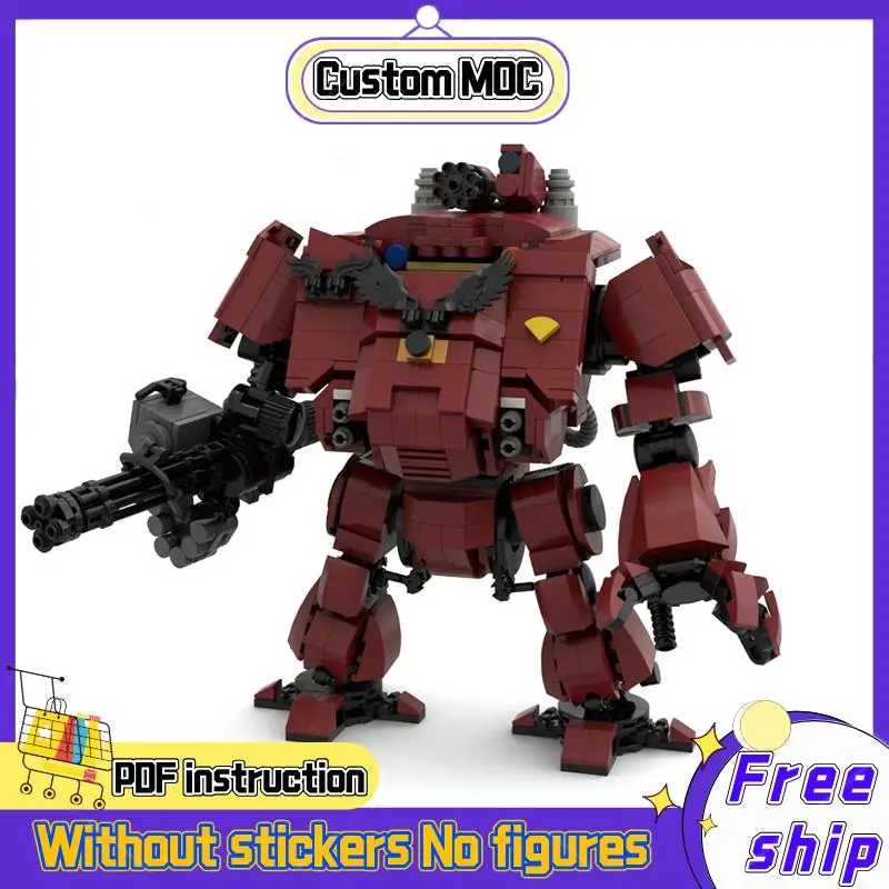 1007PCS game Movie MOC Blood Angels Redemptor Dreadnought Model DIY creative ideas Toy Assembly Puzzle BirthdayGift Brick blocks