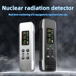 Portable Nuclear Radiation Detector Handheld Geiger Counter 0.96inch TFT Display X-rays γ-rays β-rays Detecting Tool