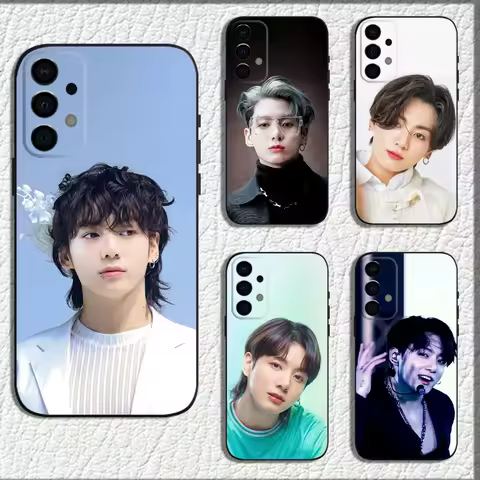 Kpop J-JungKookS-S Phone Case For Samsung Galaxy A13,A21s,A22,A31,A32,A52,A53,A71,A80,A91 Soft Black Shell