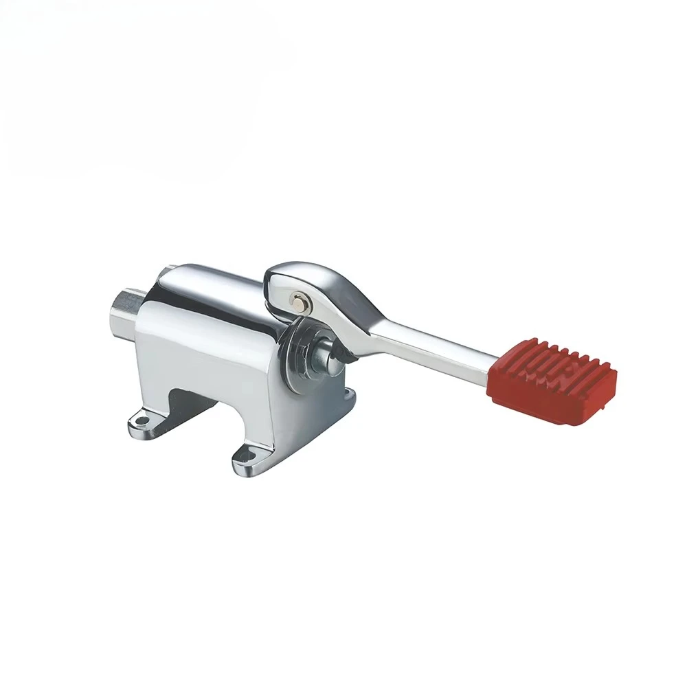 Auto Mixing Pedal Tap Brass Toilet Pedal Flush Valve New Type Foot Control Urinal Flush Valve