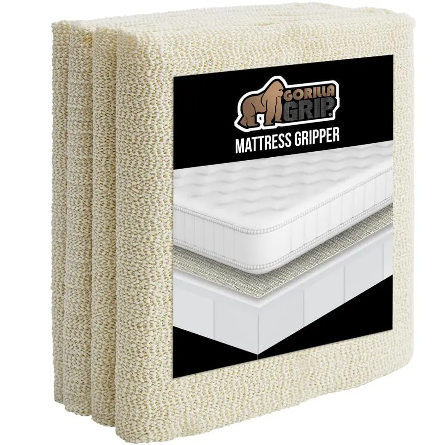 

Оригинальный фиксатор и противоскользящий коврик для матраса, размер King, предотвращает скольжение кровати и наматрасника на диванах, кроватях, подушках для стульев, матрасах.