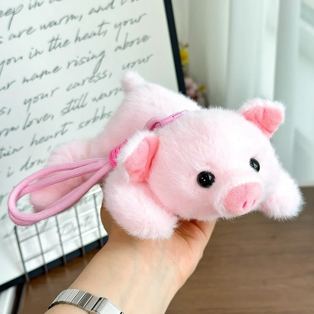 Novos animais dos desenhos animados boneca de pelúcia chaveiro bonito elefante capivara mochila charme panda raposa cão recheado pingente presentes aniversário