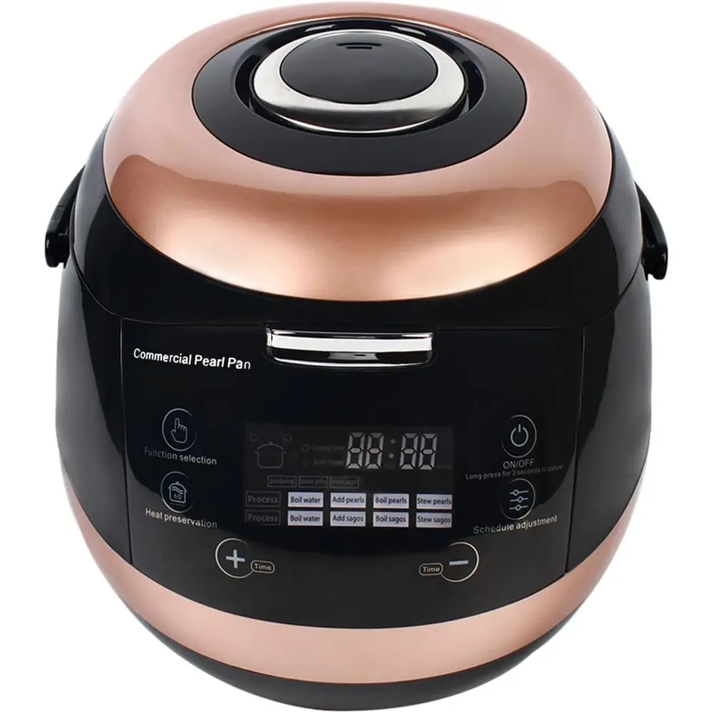 

Commercial Automatic Pearl Maker, 5L Tapioca Cooker Boba Boiler, 860W Power Bubble Tea hine with Intelligent Control or Milk Tea