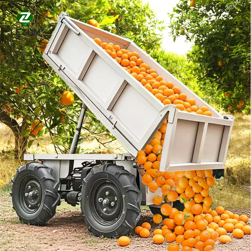 Battery Powered Remote Control Off-Road Cargo Carrier All Terrain Four Wheel Farm Buggy Orchard