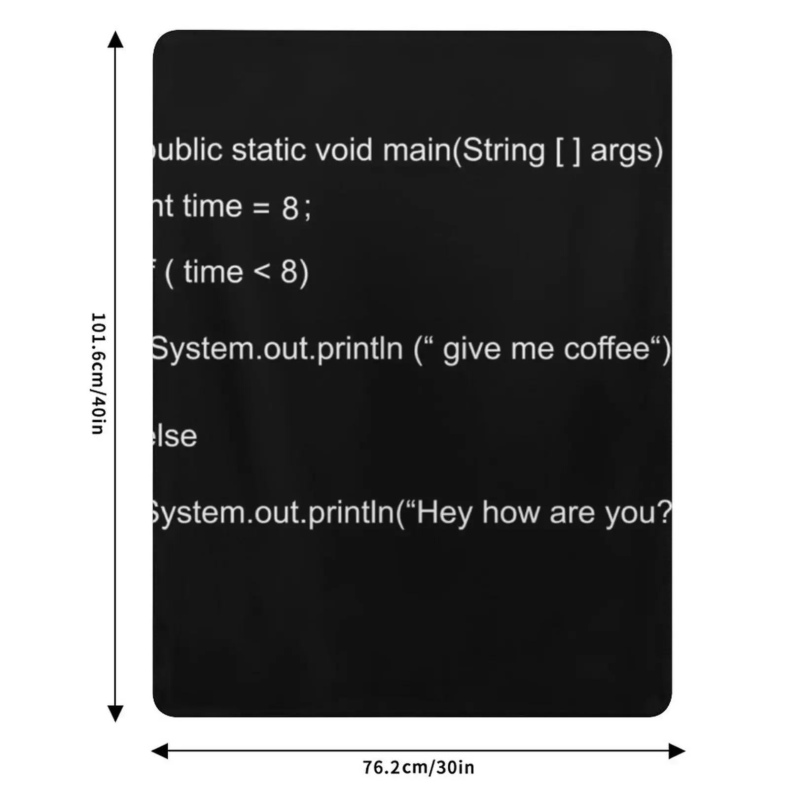 بطانية رمي جافا المضحكة، بطانية لحاف سياحية للشاطئ