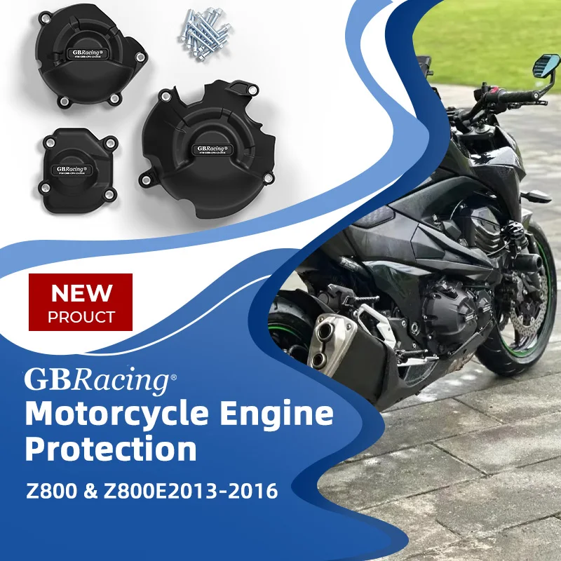 إكسسوارات موتو GBRacing مخلب نبض الحرس غطاء حماية المحرك لكاواساكي Z800 (2013-2016) دراجة نارية الجسم والإطار