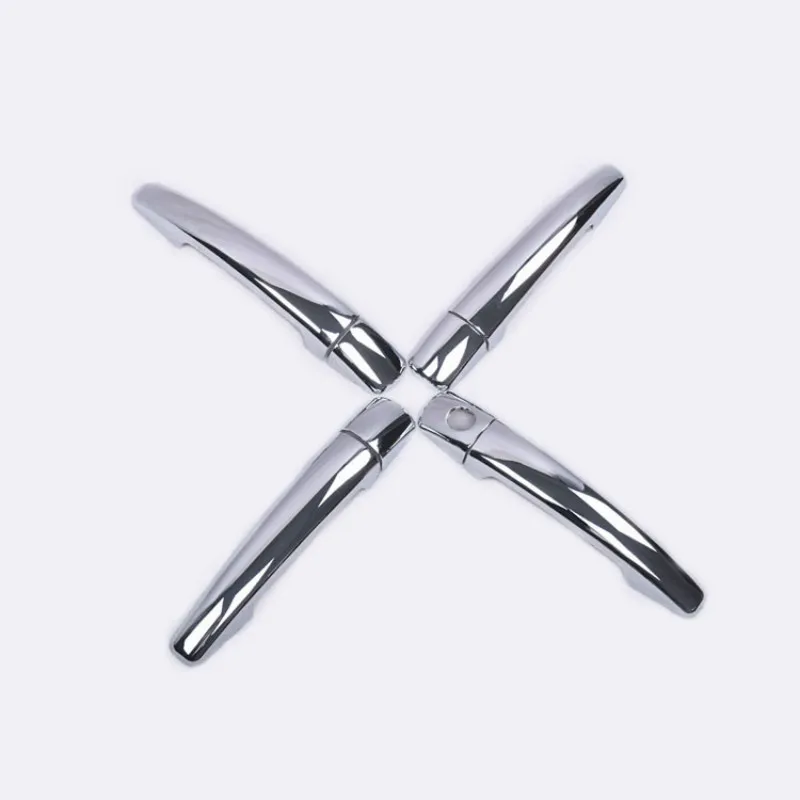 FOR FIAT SCUDO 2007-2017 CHROME EXTERIOR SIDE DOOR HANDLE COVERS TRIM SET MOLDING CAPS