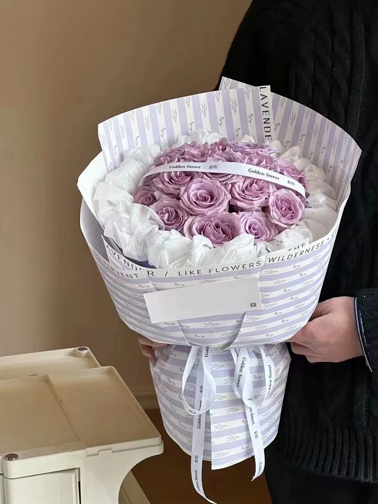 Fresh Literature Atmosphere Paper Korean Wrapping Paper For Flowers Art Aesthetics Kraft Paper Sheets Diy Craft Material Paper
