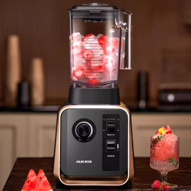 خلاط تجاري لمحلات شاي الحليب - صانع عصائر متخصص، عصارة منزلية، محضر طعام لزحليب الصويا/التكسير بالثلج/المزج