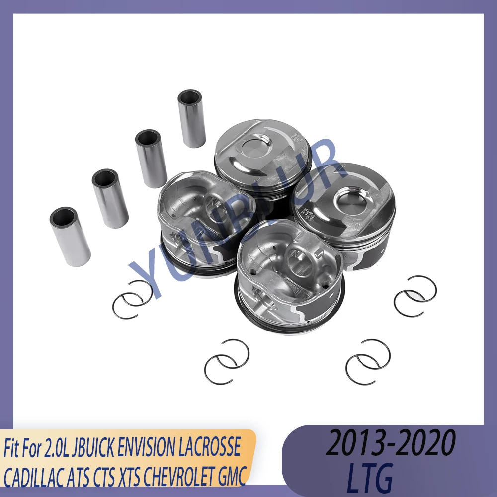 

STD 86mm Engine Parts Piston & Ring Kit Fit 2.0 L LTG 13-20 Gas For BUICK ENVISION LACROSSE CADILLAC ATS CTS XTS CHEVROLET GMC
