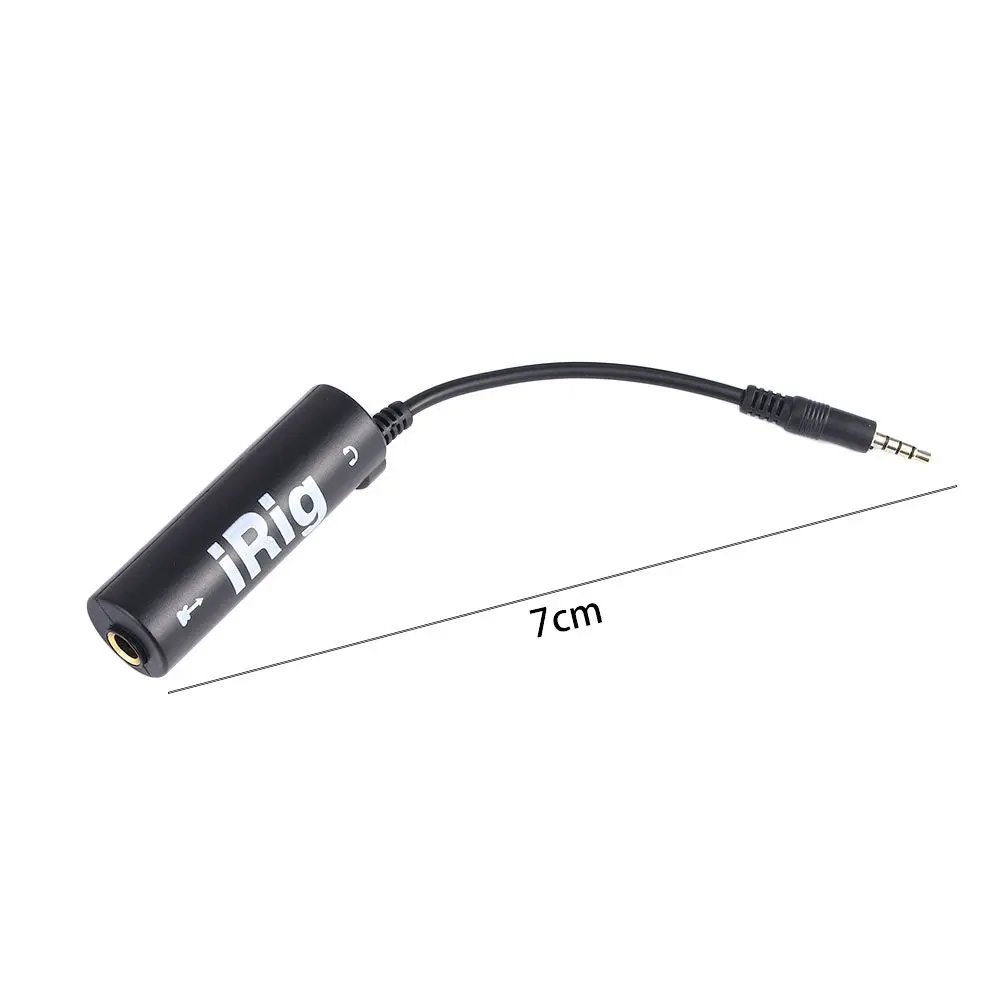 Mobile Effects Rig Adapter กีตาร์ Line Effects เปลี่ยนอินเทอร์เฟซเสียง I-Rig Converter ตัวแปลงอินเทอร์เฟซกีตาร์