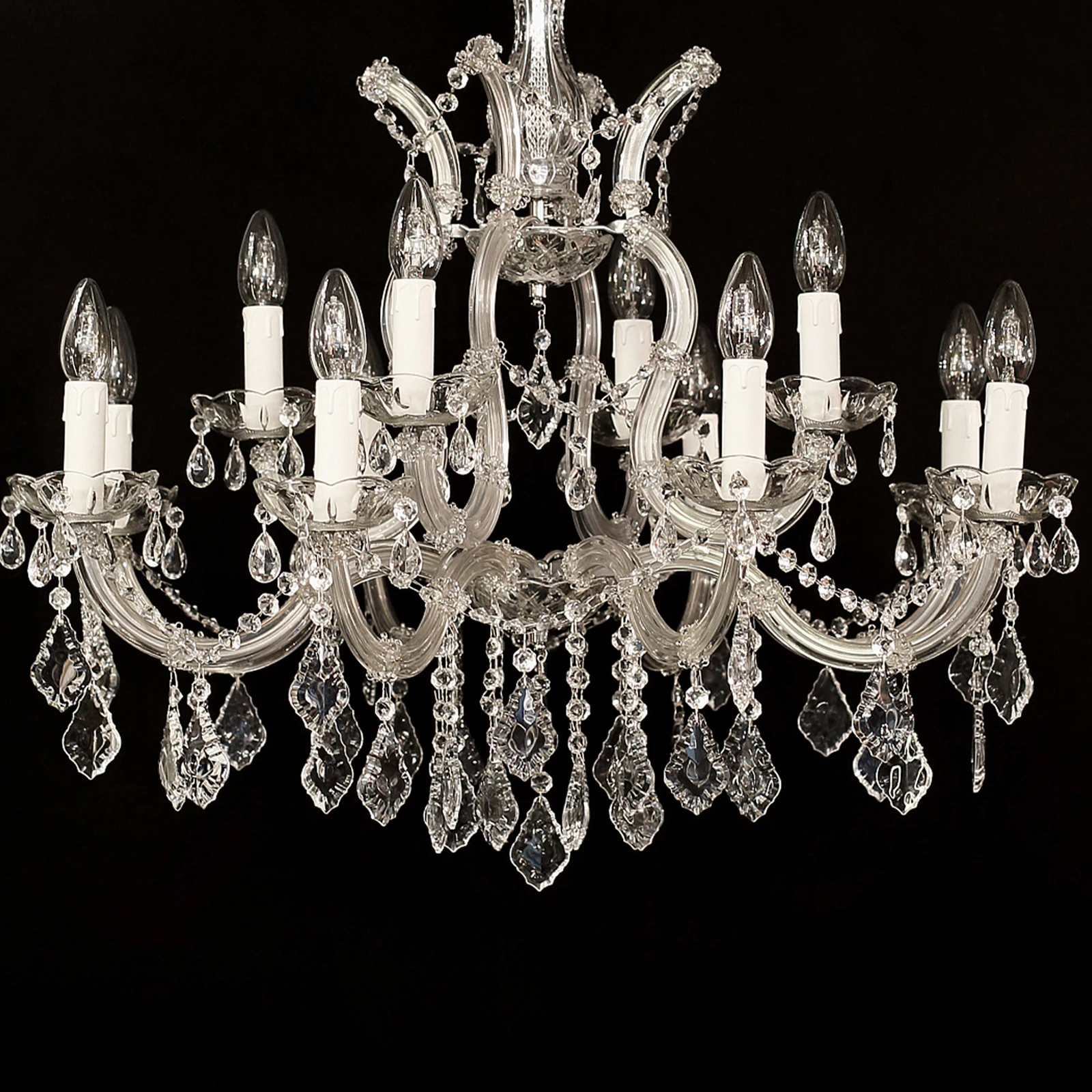 

10Pcs Crystal Pendant Transparent Chandelier Prisms Hanging Light Decoration for Wedding Birthday Home Garden Crystal Pendant