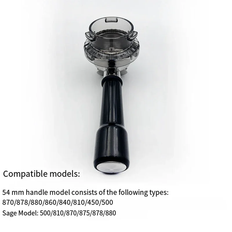 For Breville Espresso 870/878/880/860/840/810/450/500 Sage 500/810/870/875/878/880 Coffee Machine 54mm Breville Dosing Funnel view 4