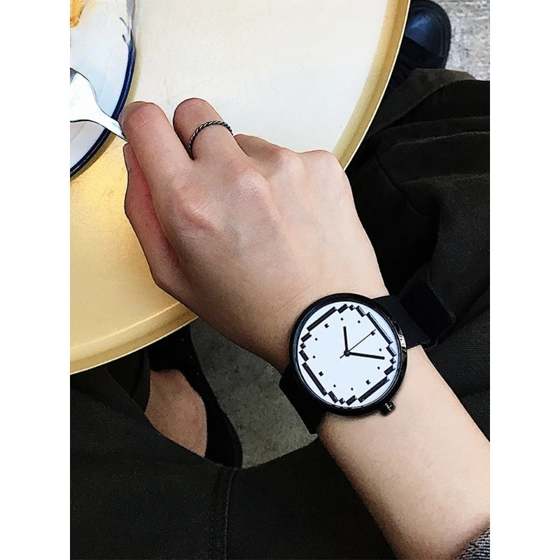 امتحان ساعة كوارتز خاصة لا الإنجليزية لا رسائل الطلاب الذكور والإناث بسيطة الإضافية الرياح الإبداعية الميكانيكية واحدة