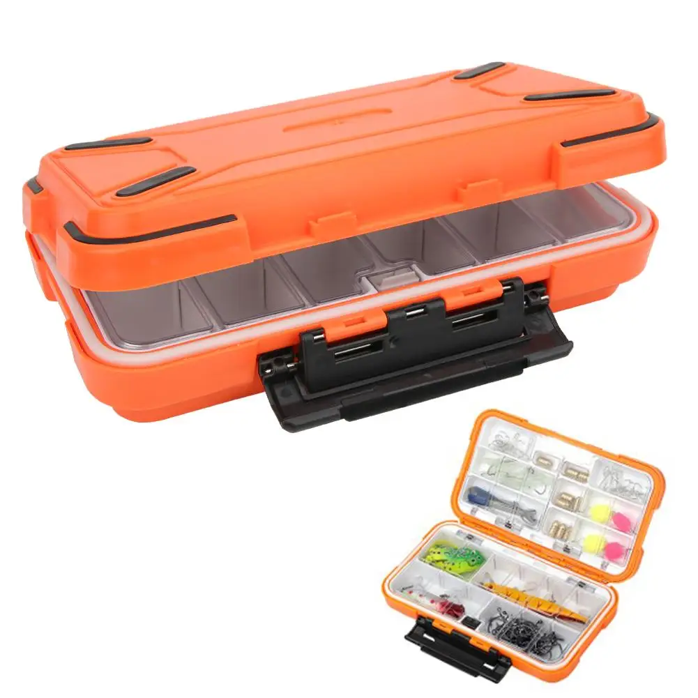 

Waterproof ABS Fishing Tackle Box Lure Hooks Storage Case Organizer Container Outdoor Winter Accessory
