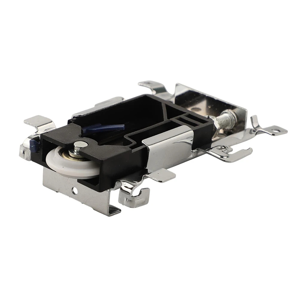 

Easy Install Sliding Mechanism Wardrobe Hardware Silver Black Wooden Door Rollers Nylon Pulley Plastic Components