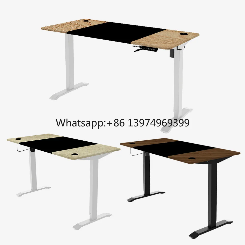 Automatic Electric Adjustable Height Splice Board Standing Computer Desk for Office Workstation